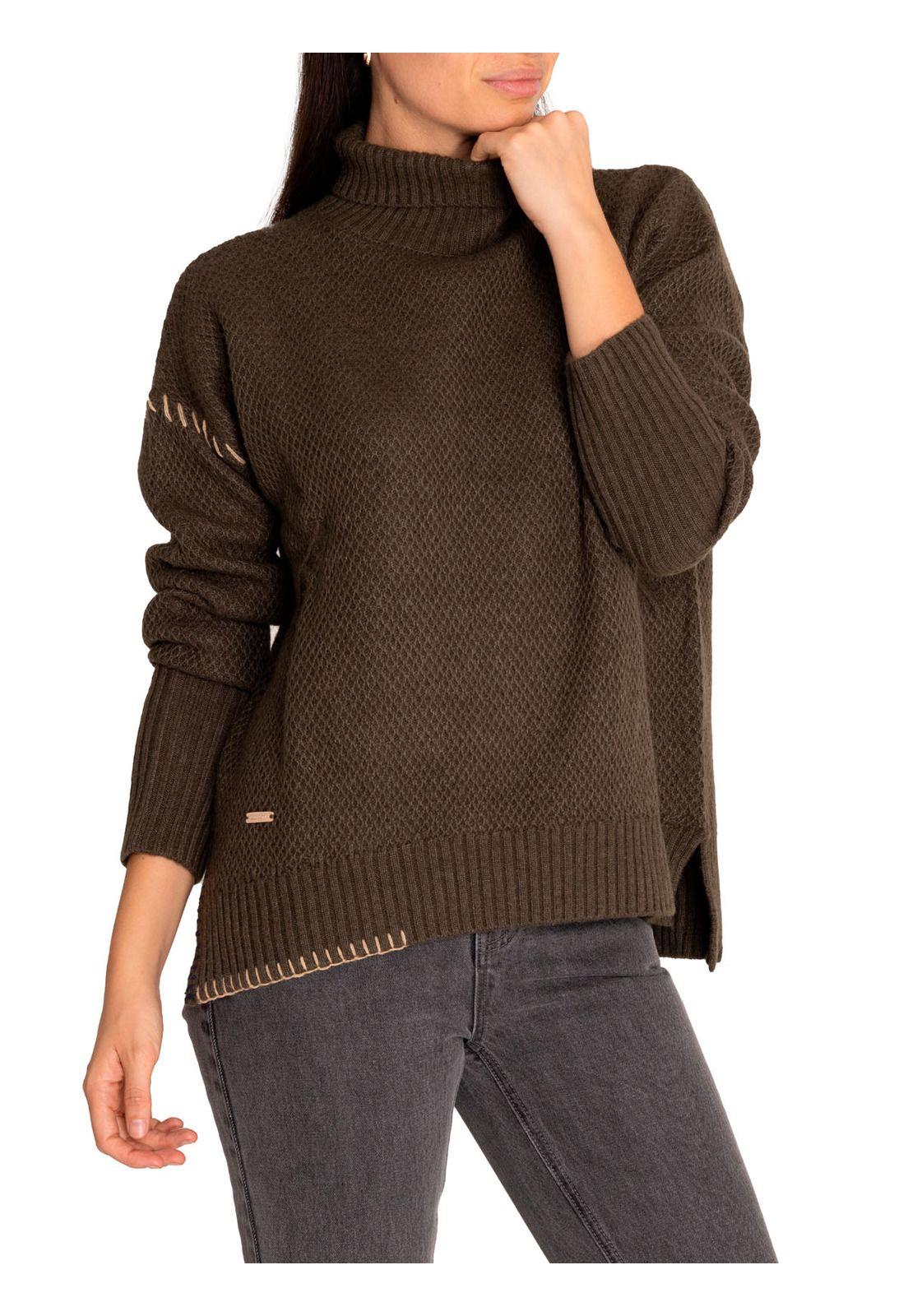 Sweater Cashmere Mujer Anis Verde-4