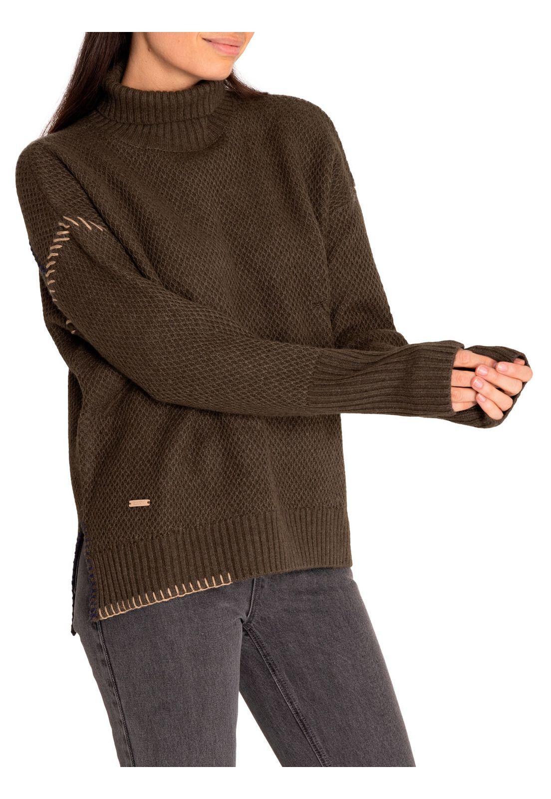 Sweater Cashmere Mujer Anis Verde-5