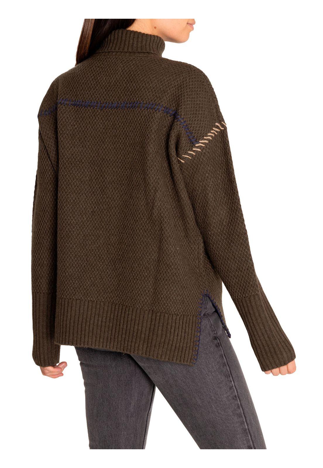 Sweater Cashmere Mujer Anis Verde-6