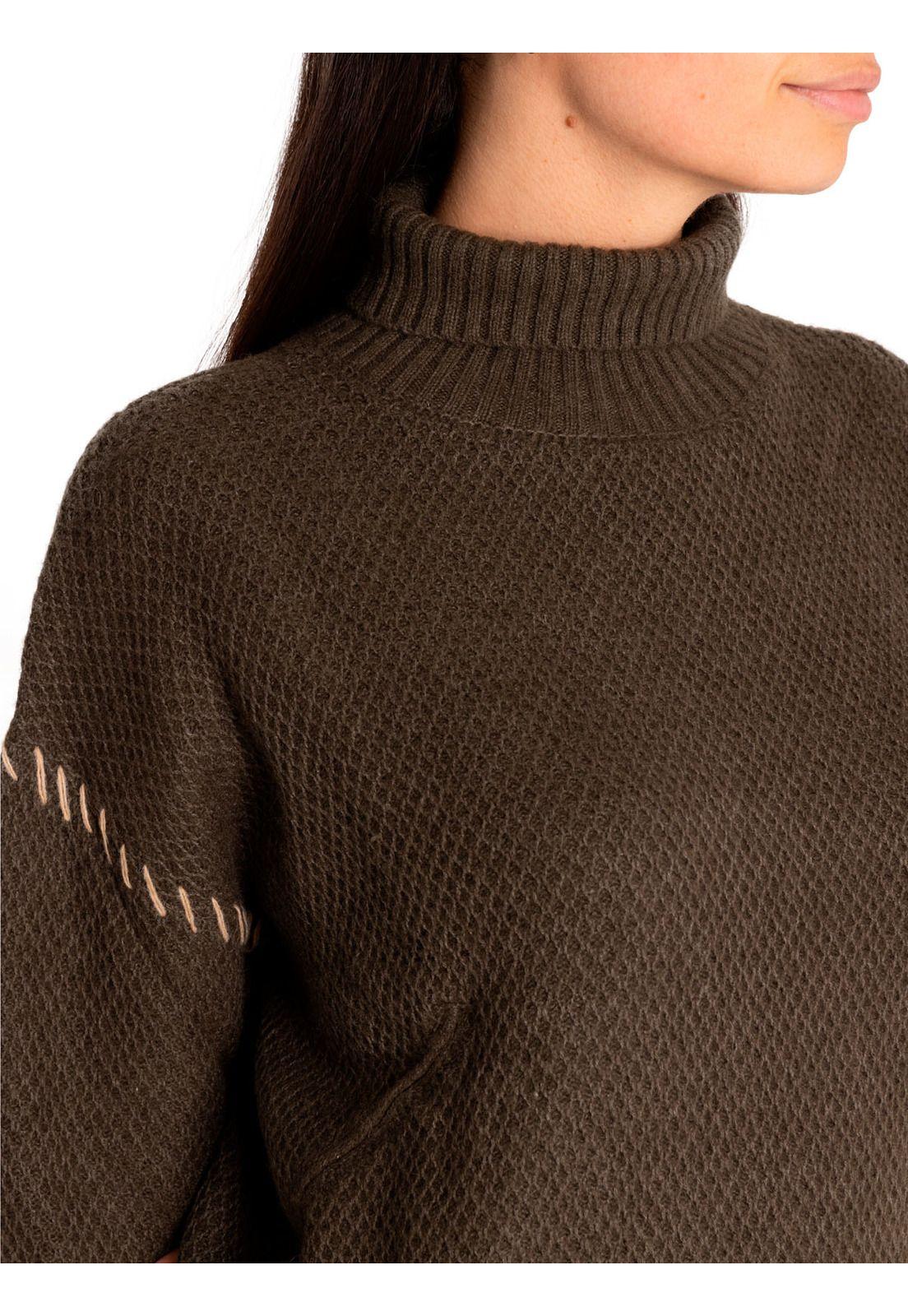 Sweater Cashmere Mujer Anis Verde-7