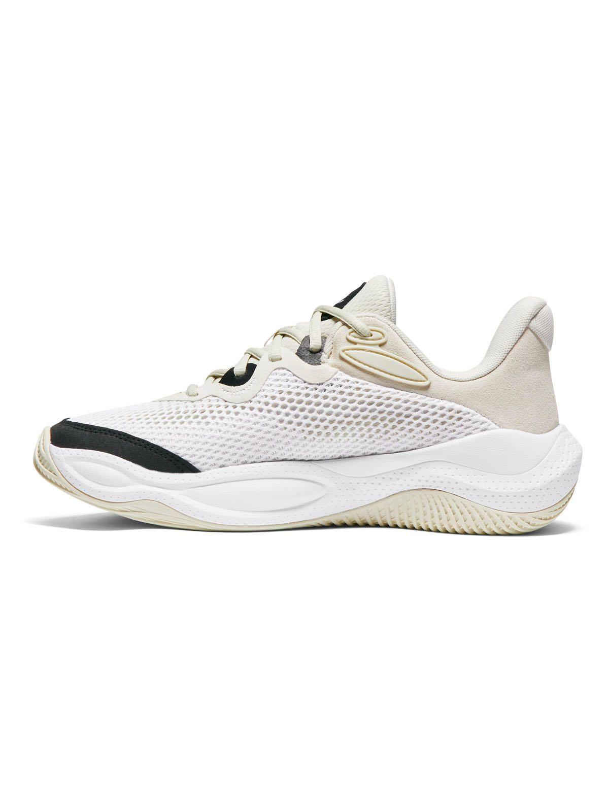 Zapatillas Basketball unisex Curry Blanco-1