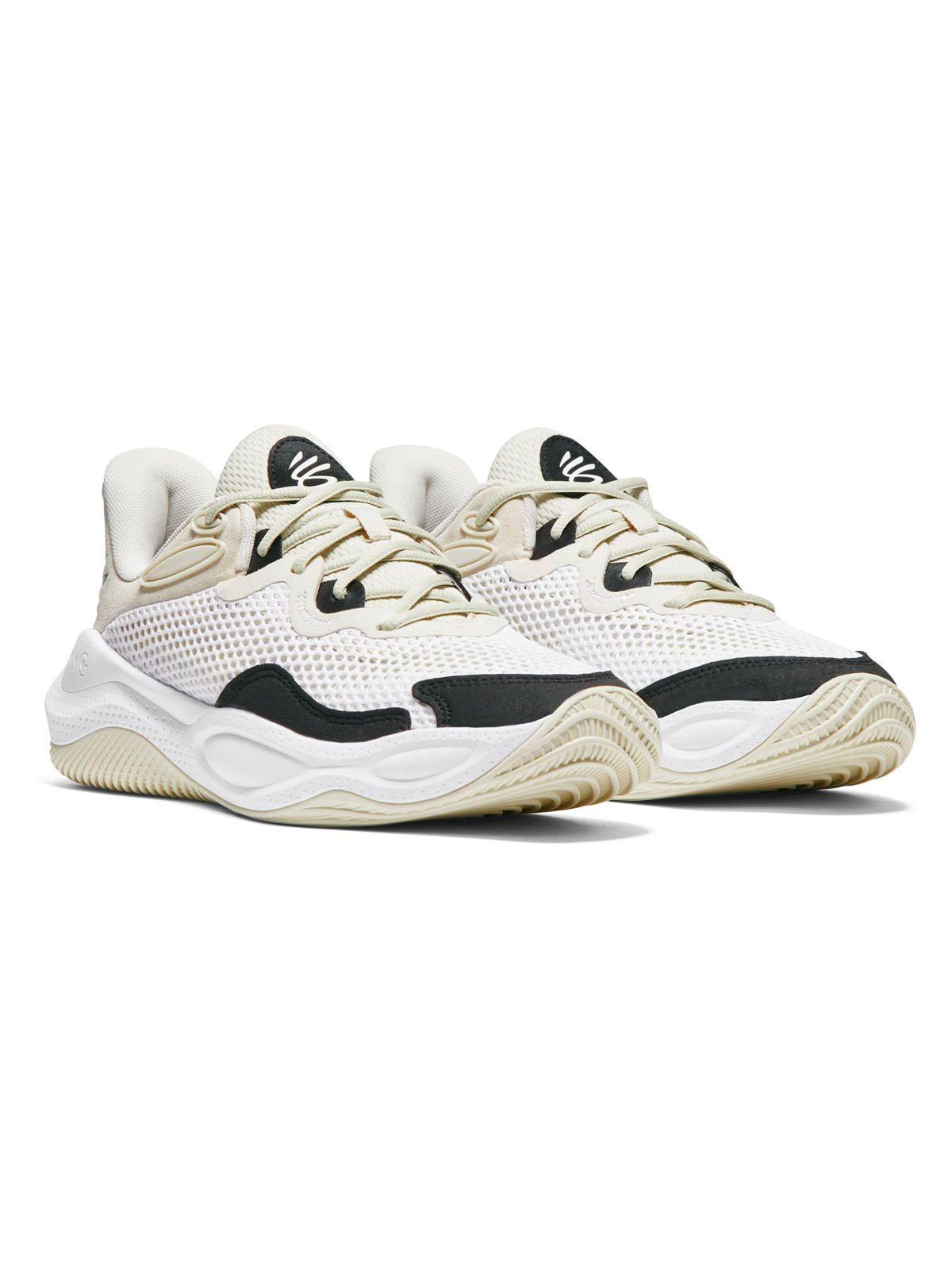 Zapatillas Basketball unisex Curry Blanco-5