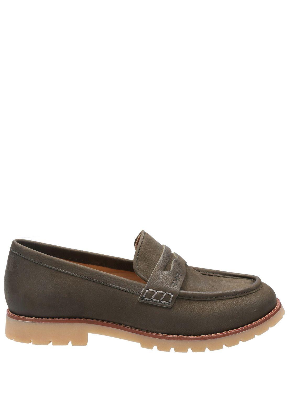 Zapato Cuero Mujer Cliff Gris Oscuro-5