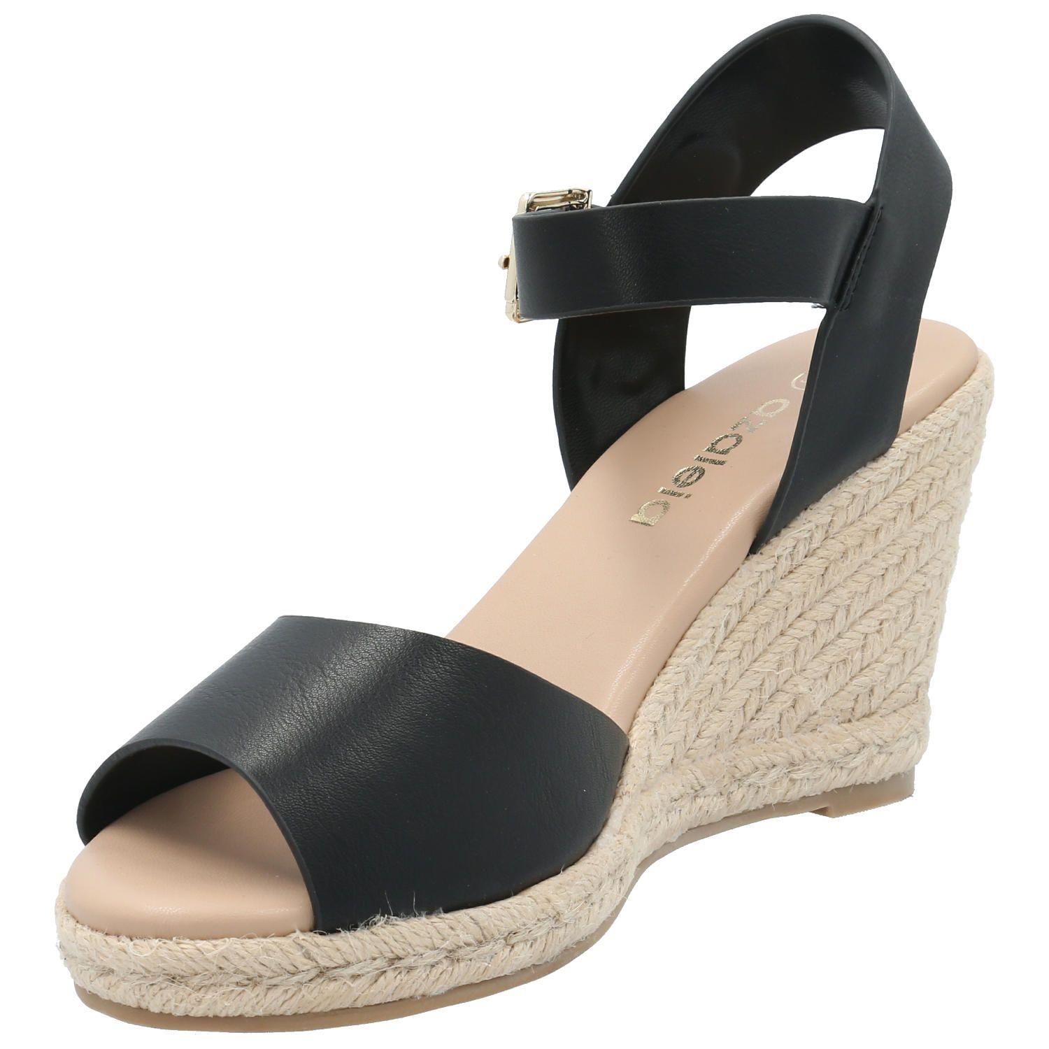Sandalia Mujer Blu Negro-3