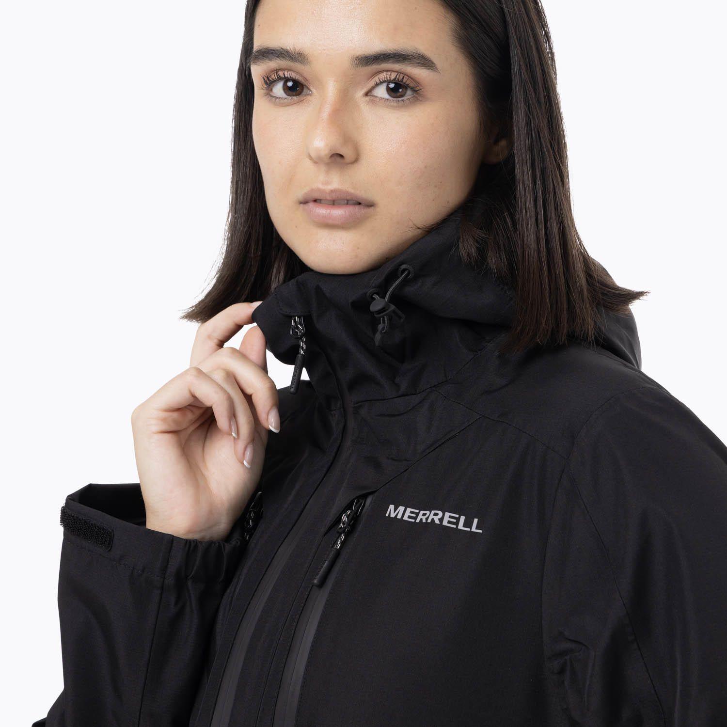 Impermeable Mujer Full Zipper Hardshell Negro-6