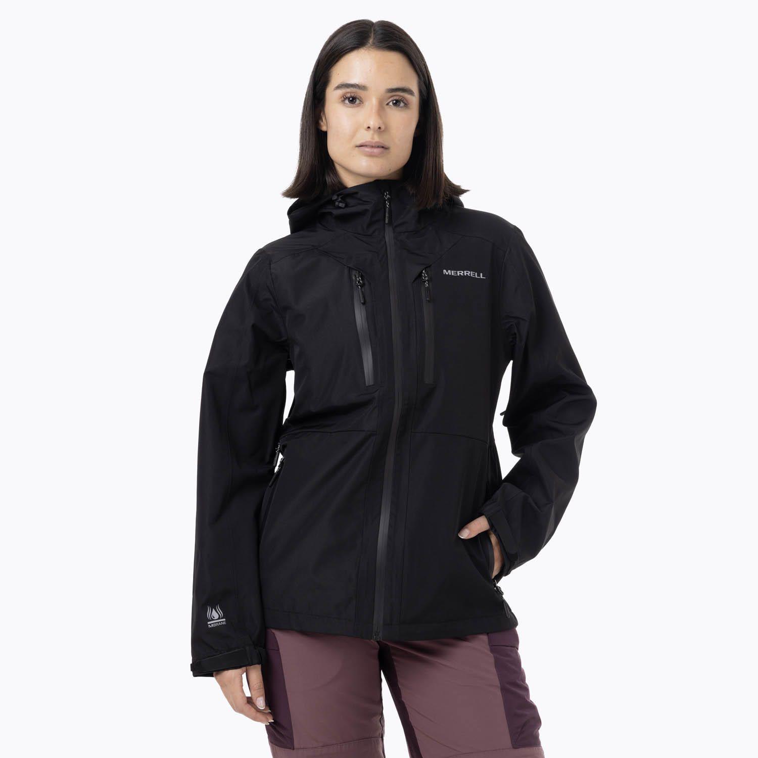 Impermeable Mujer Full Zipper Hardshell Negro-0