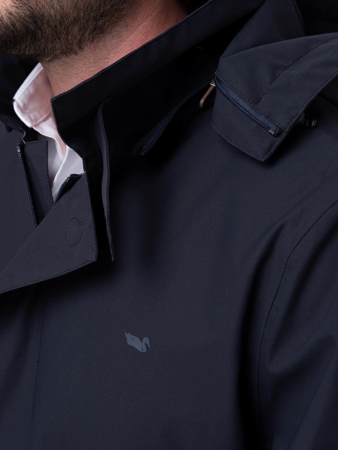 Impermeable Pet Reciclado Hombre Raincoat Azul-7