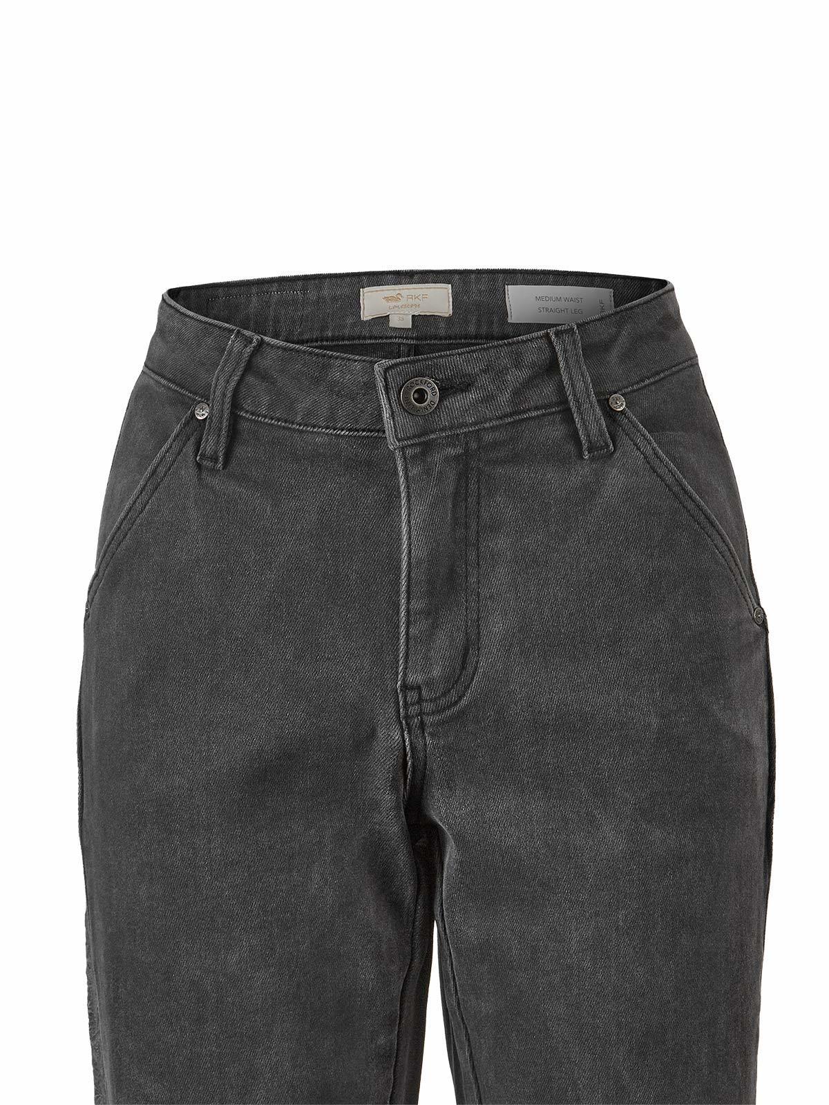 Jeans Fibras Recicladas Mujer Roots Gris-3