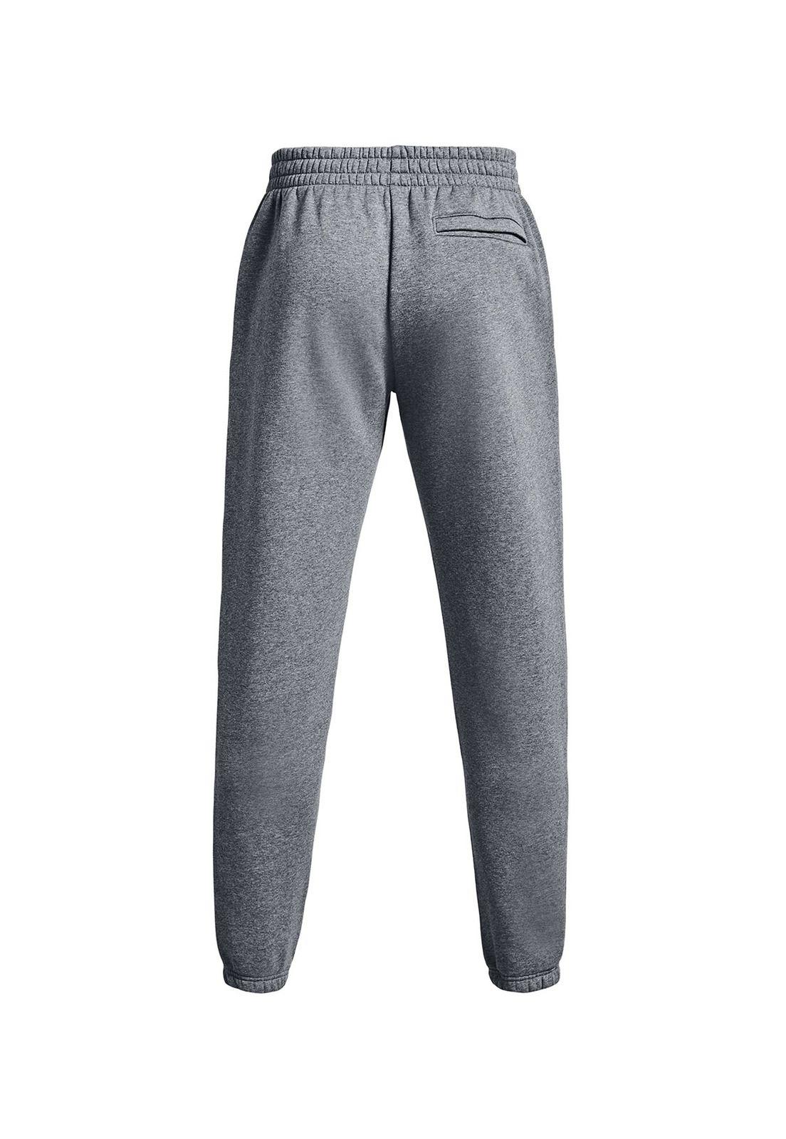 Jogger UA Icon Fleece Para Hombre Gris-1