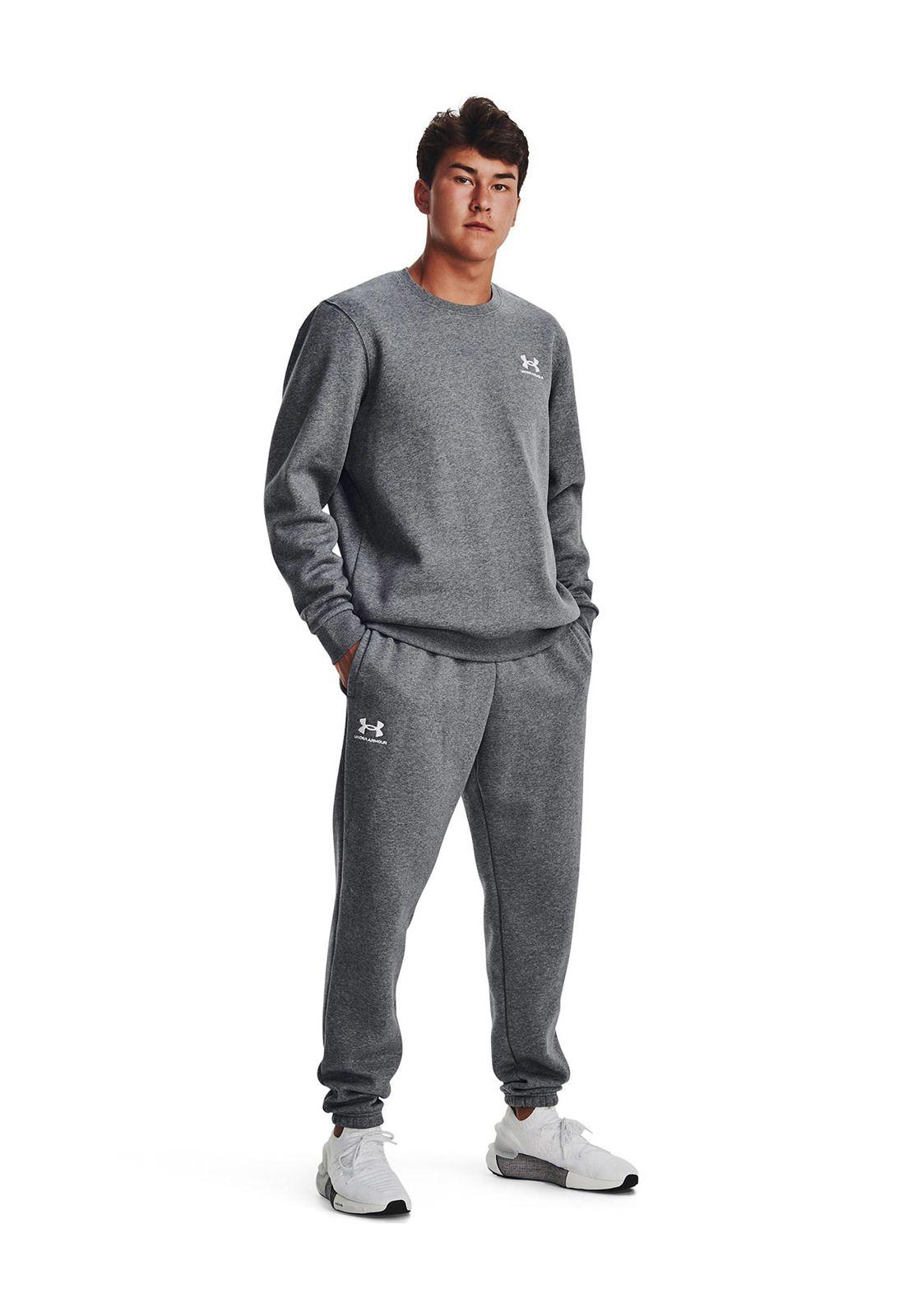 Jogger UA Icon Fleece Para Hombre Gris-5