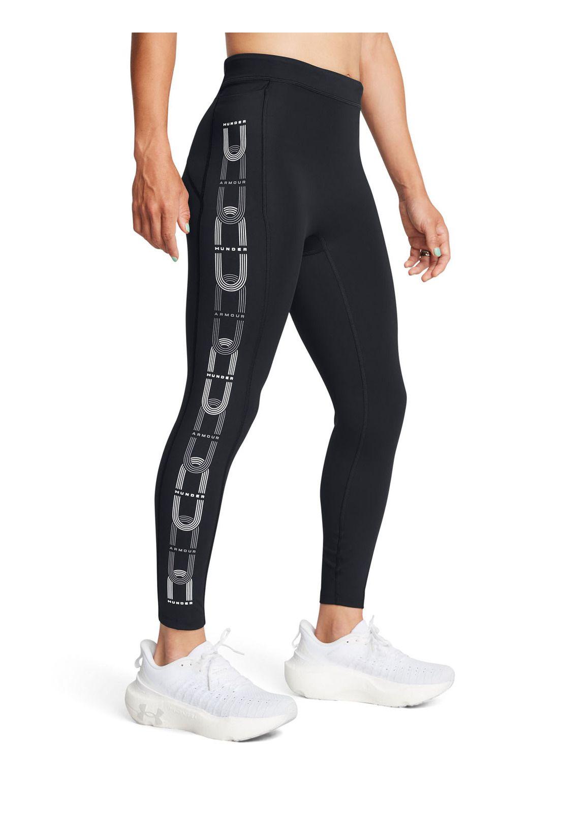Leggings UA Run Anywhere para mujer Negro-3