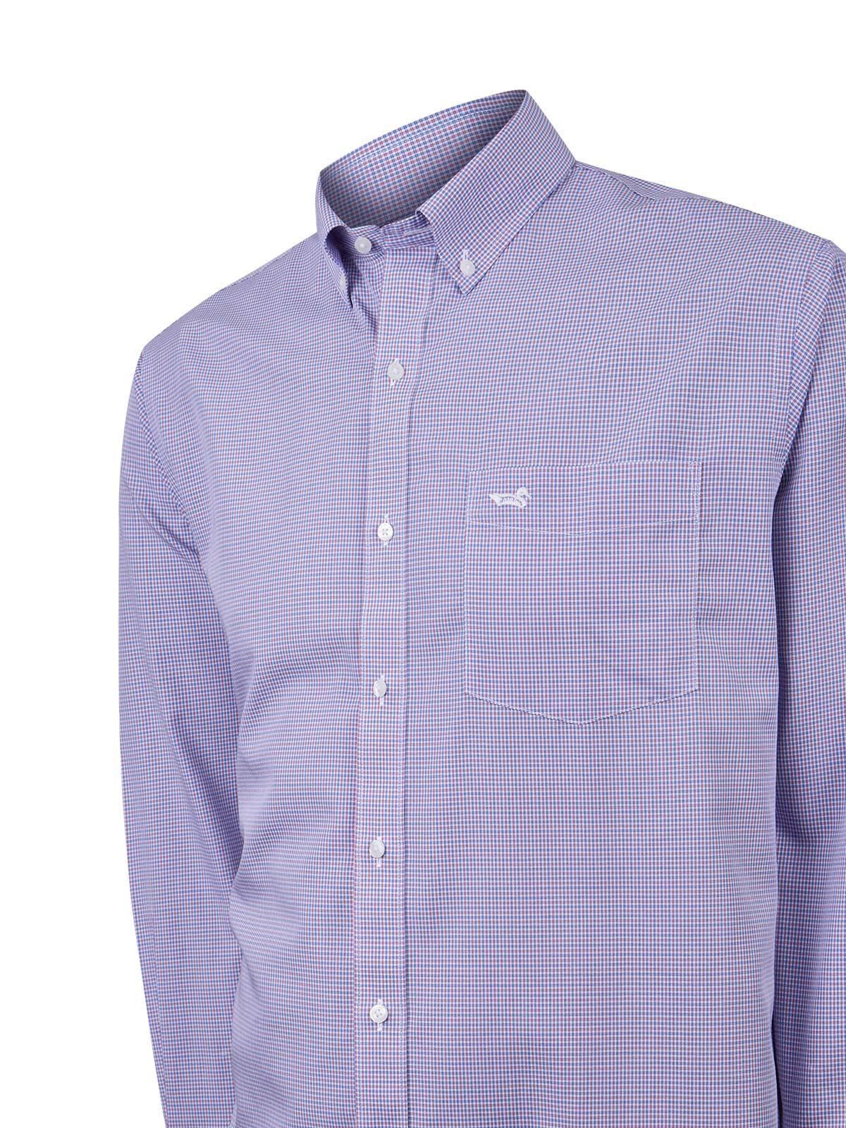 Camisa Cuello Button-Down Hombre Wf Pb Azul oscuro-4