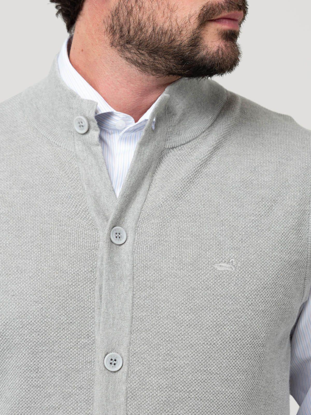 Sweater Algodón Orgánico Hombre Vera Gris-6
