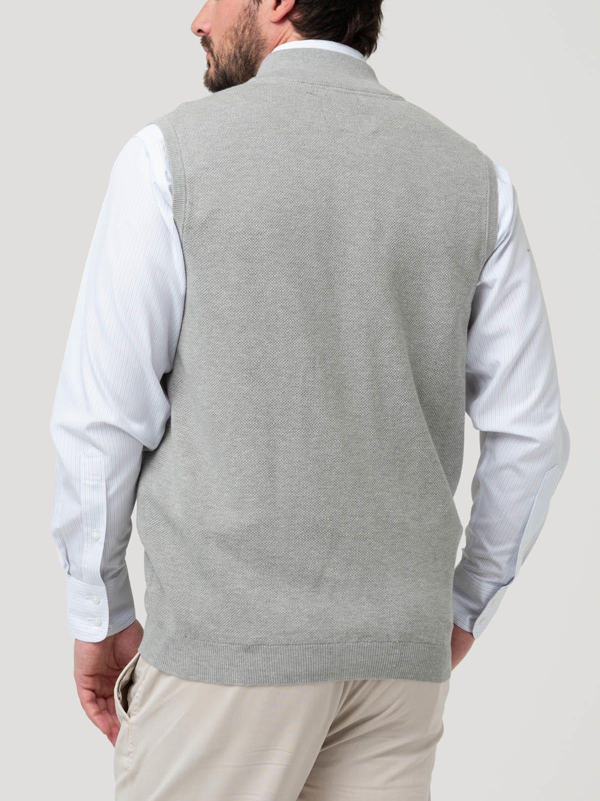 Sweater Algodón Orgánico Hombre Vera Gris-5