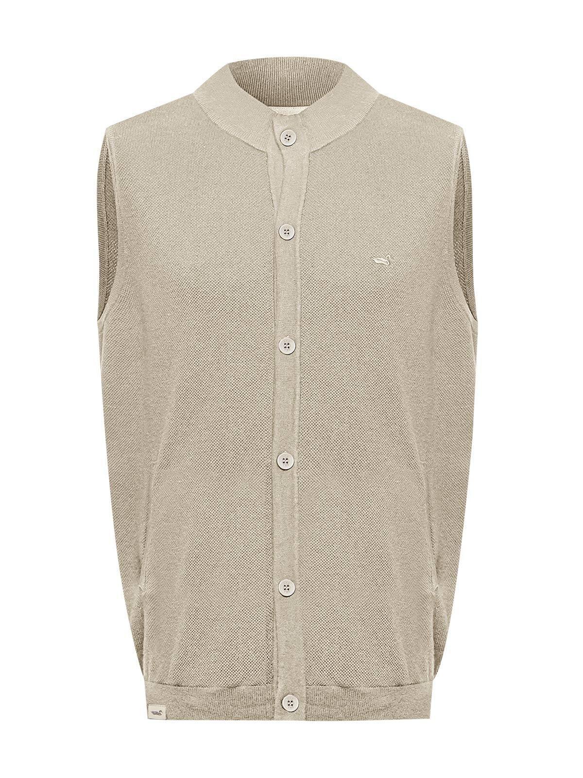 Sweater Algodón Orgánico Hombre Vera Gris-0