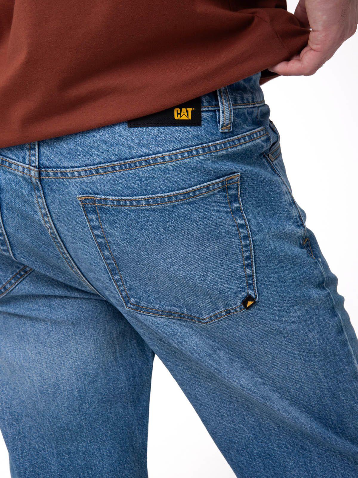 Jeans Rectos Mujer Confort Azul-4