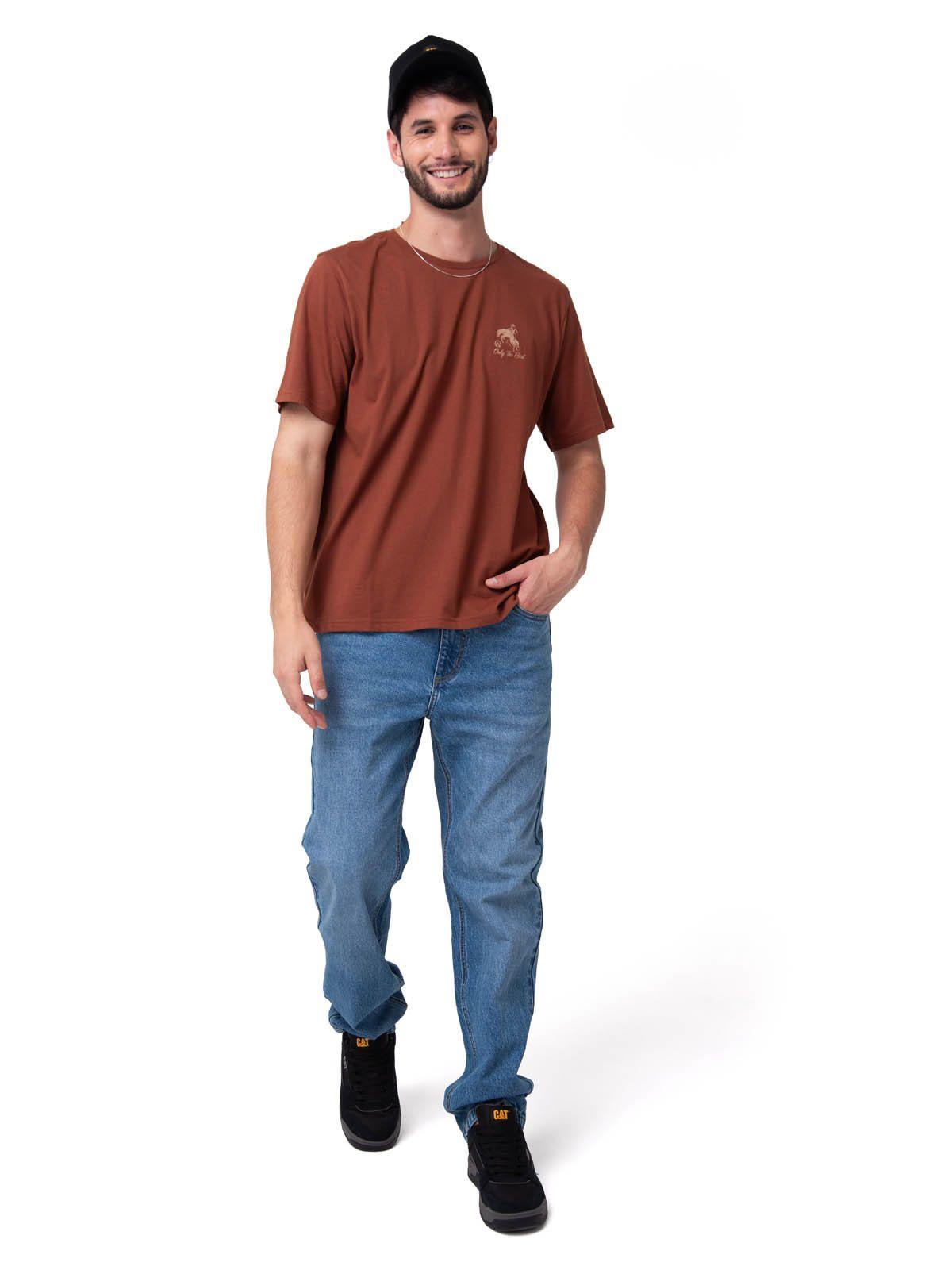 Jeans Rectos Mujer Confort Azul-5