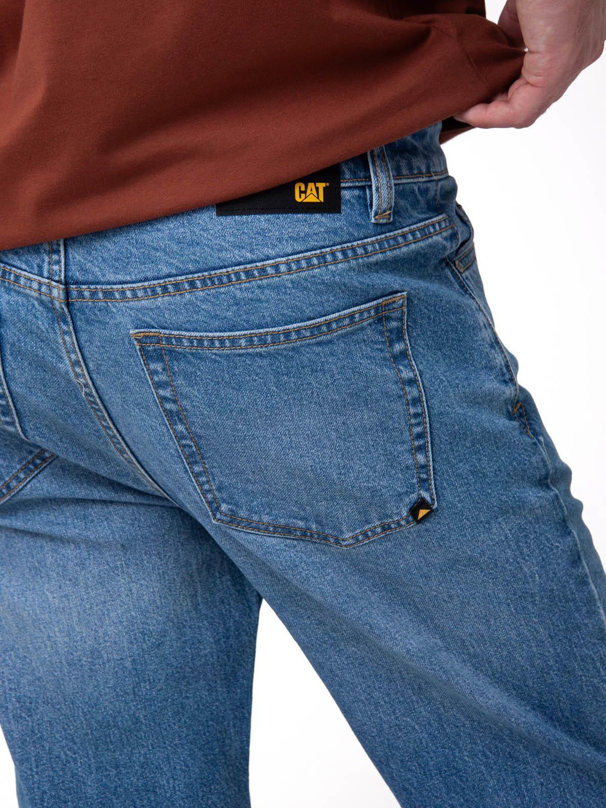 Jeans Rectos Hombre Comfort Rigid Azul-4