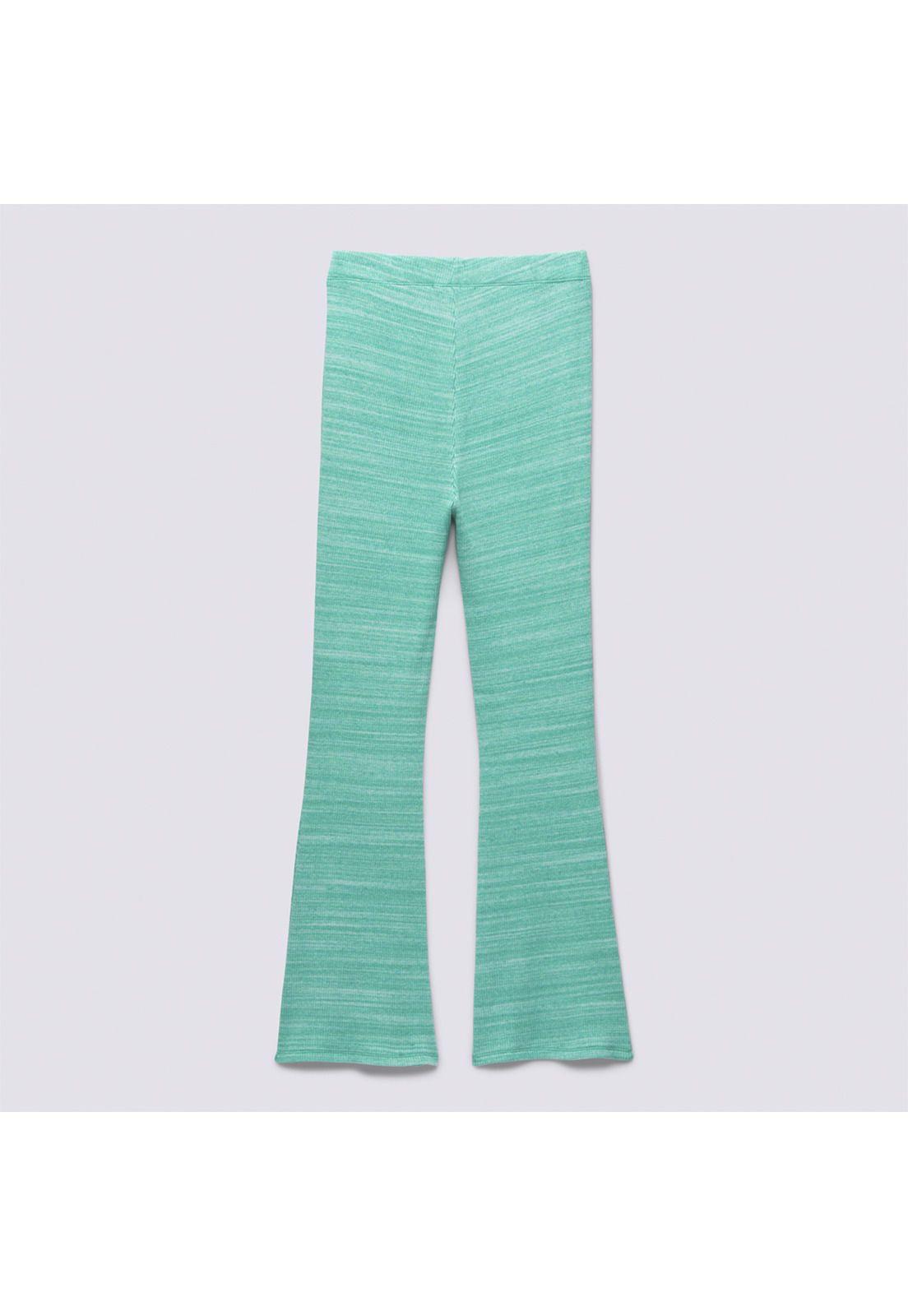 Calza Pantalón Cosmos Flare Pant Celeste Mujer-6