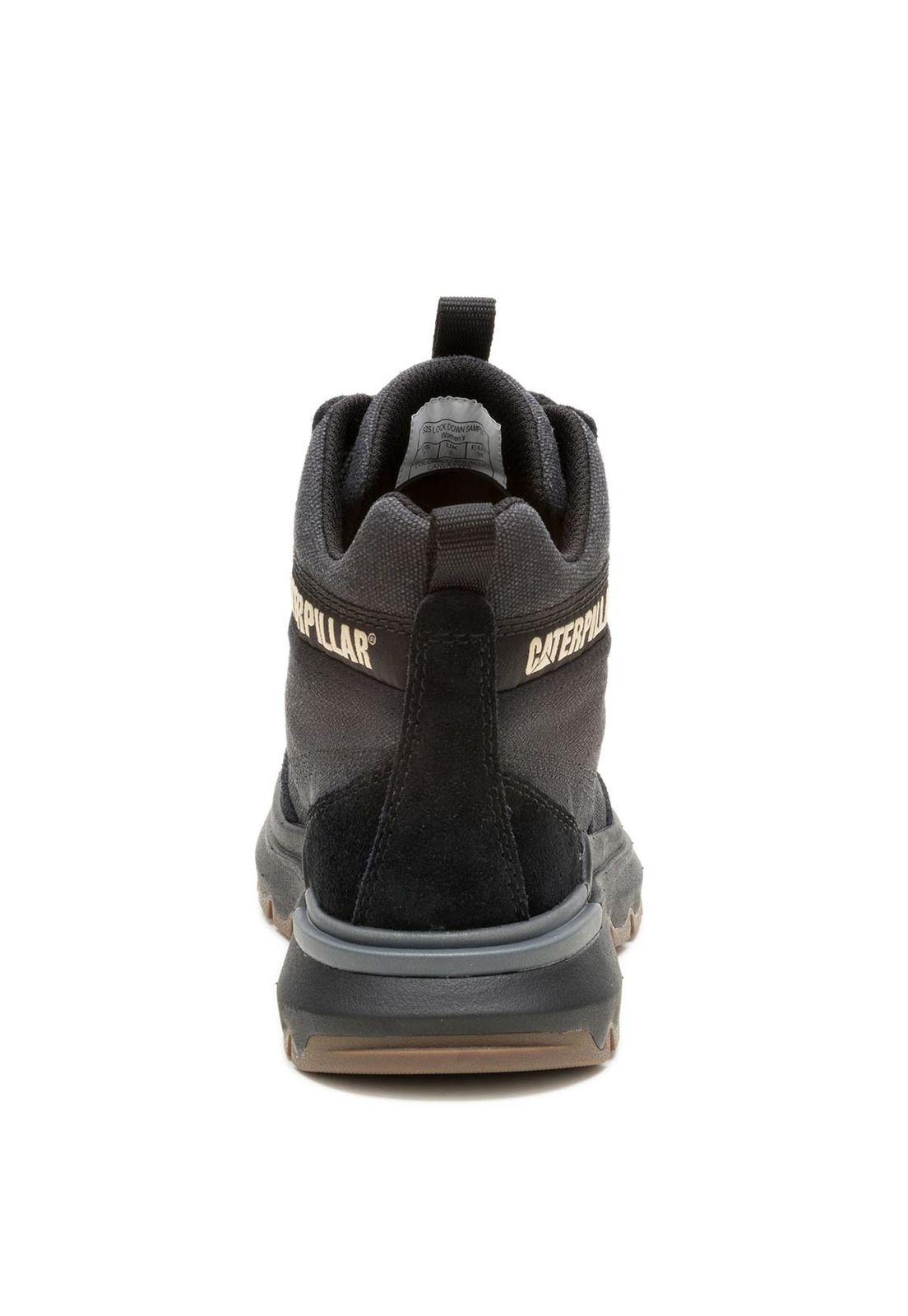 Zapatilla con Caña Colorado Sneaker Mujer Negra-5
