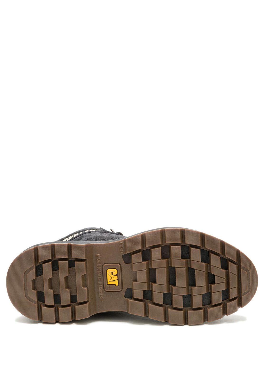Zapatilla con Caña Colorado Sneaker Mujer Negra-7