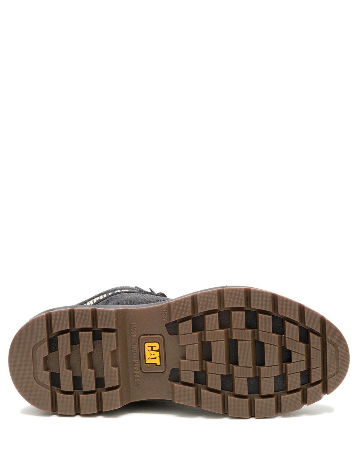 Zapatilla con Caña Colorado Sneaker Mujer Negra-7