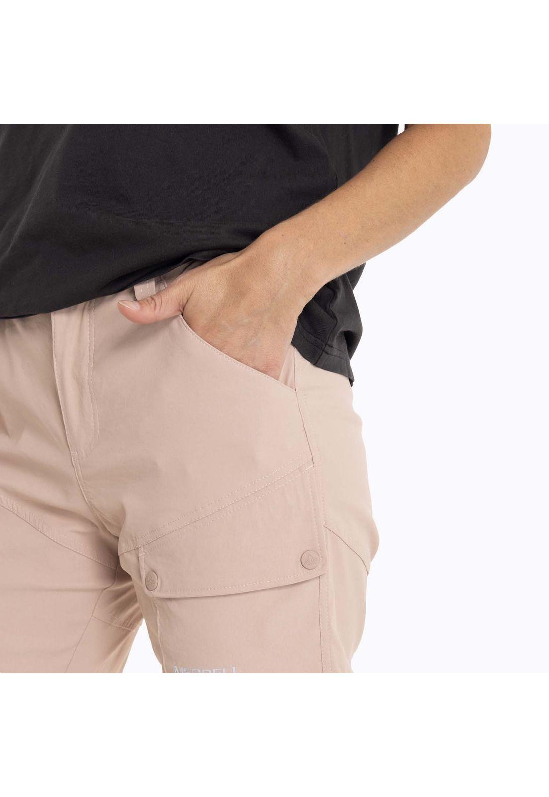 Pantalon Mujer Kaskukuk Rosa pálido Merrell-7