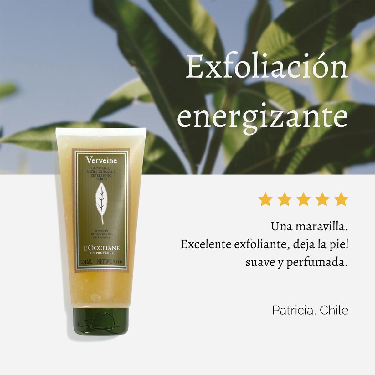 Gel de Ducha Exfoliante Verbena 200 ml L'Occitane-3
