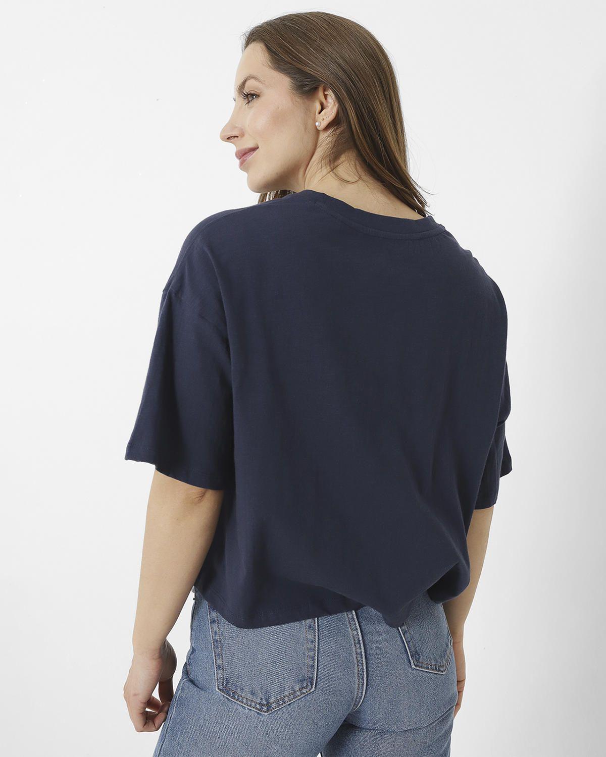 Polera M/C Weekender Graphic Sc Azul Mujer-1