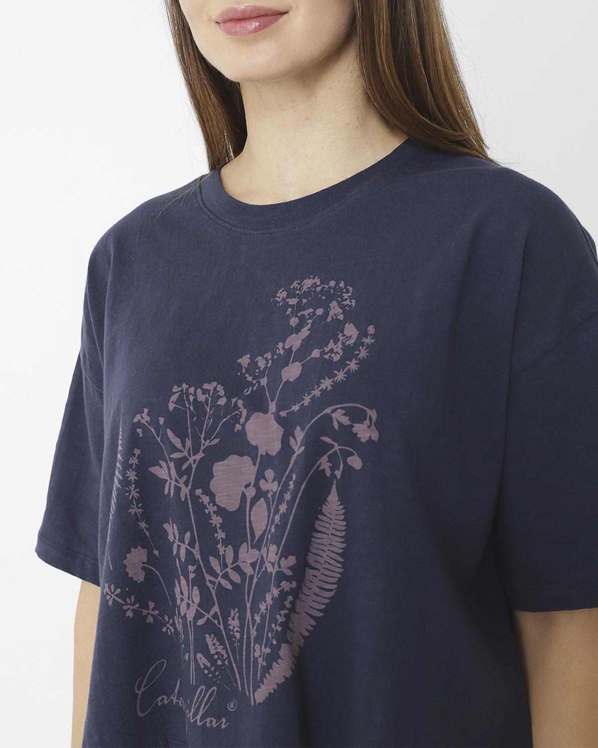 Polera M/C Weekender Graphic Sc Azul Mujer-4