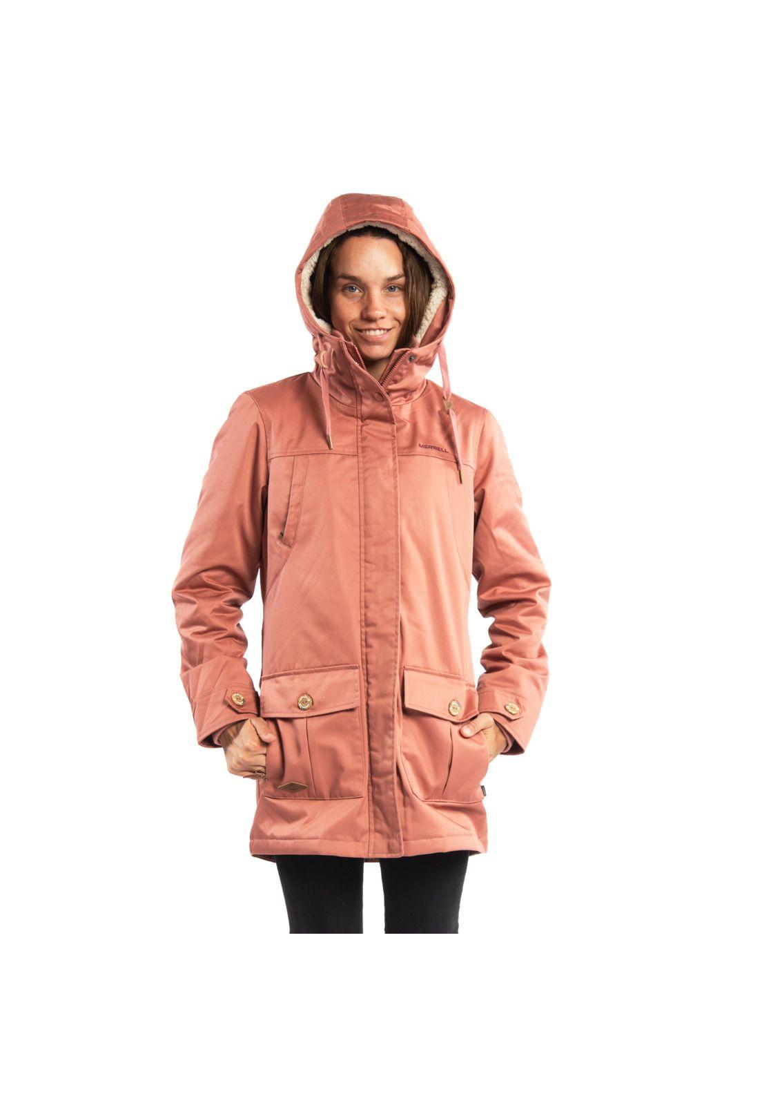 Chaqueta Mujer Pockets Rosado-0