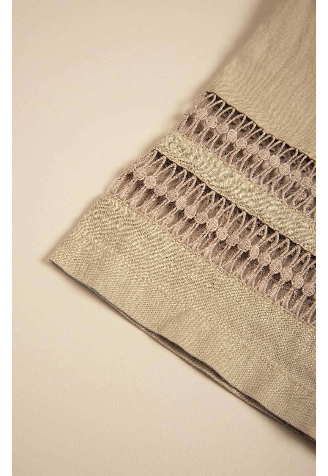 Blusa Lino Orgánico Mujer Gemma Arena-3