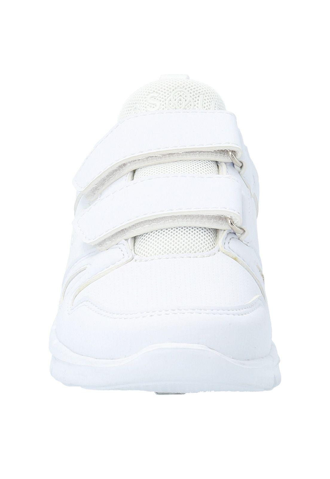Zapatilla Unisex Bts  2 Velcro Blanco-2