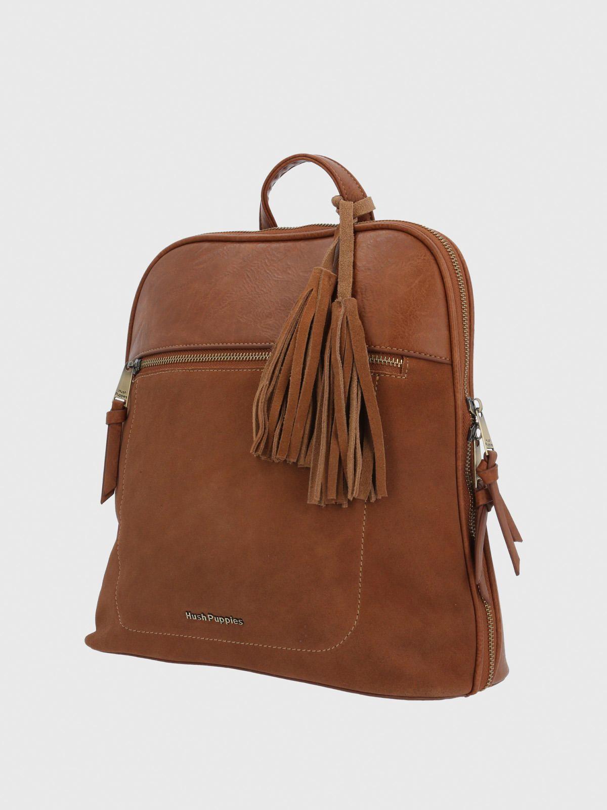 Mochila Ecocuero Mujer Leana Back Café-1
