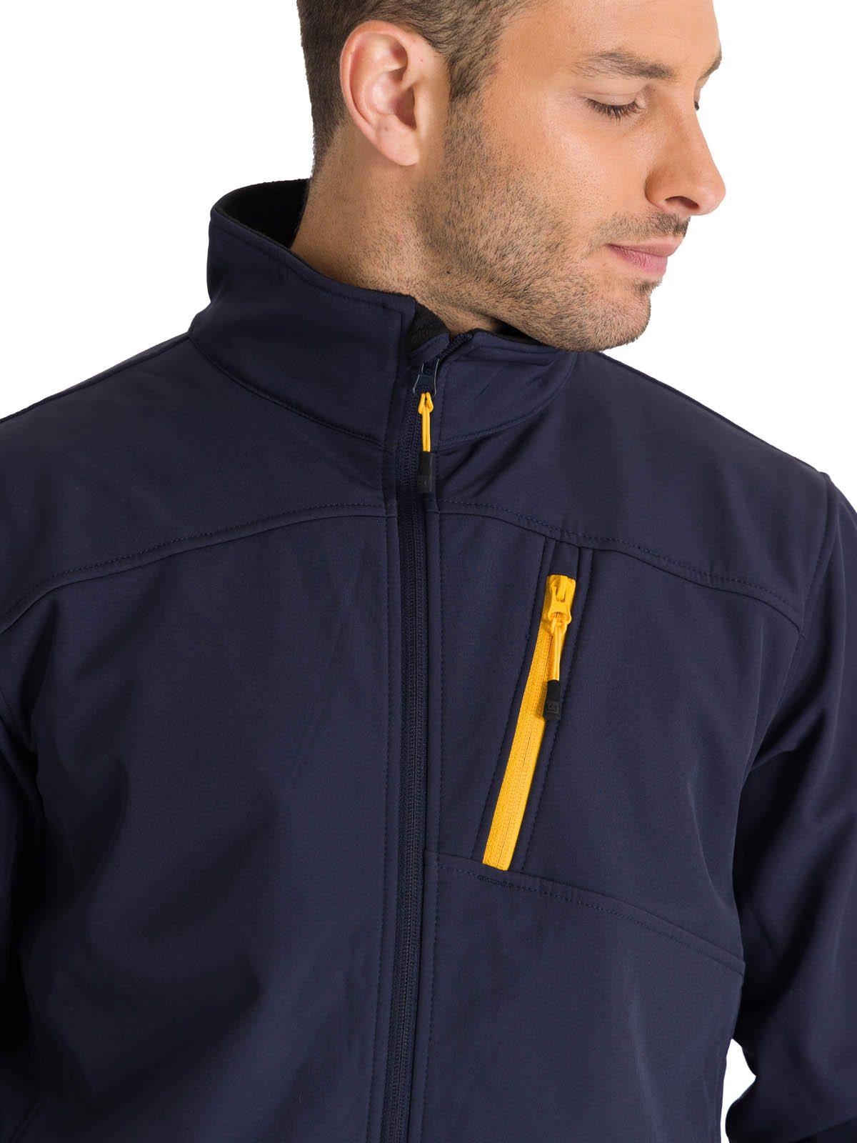 Chaqueta Essentials Softshell Hombre Azul-4