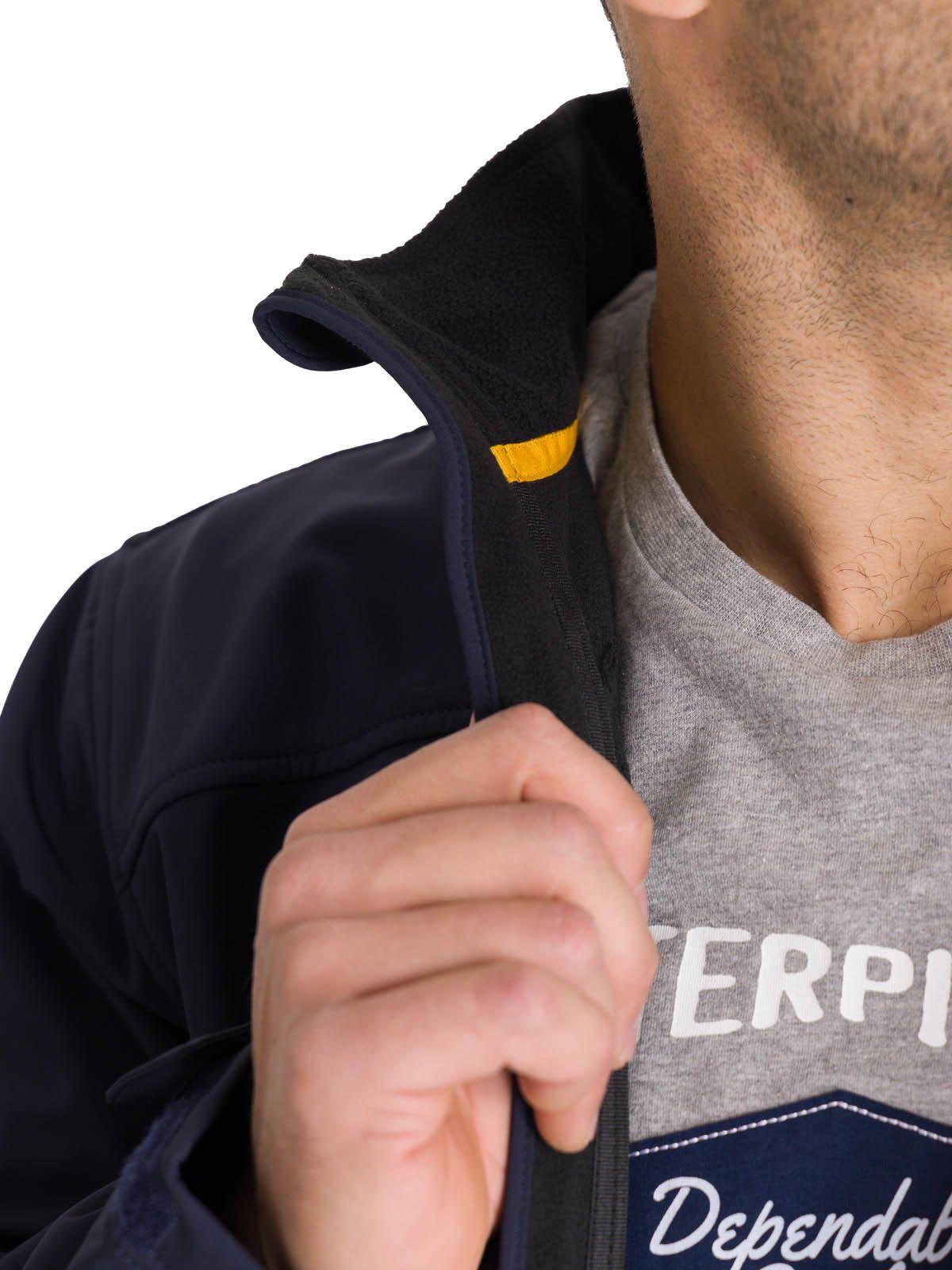 Chaqueta Essentials Softshell Hombre Azul-5