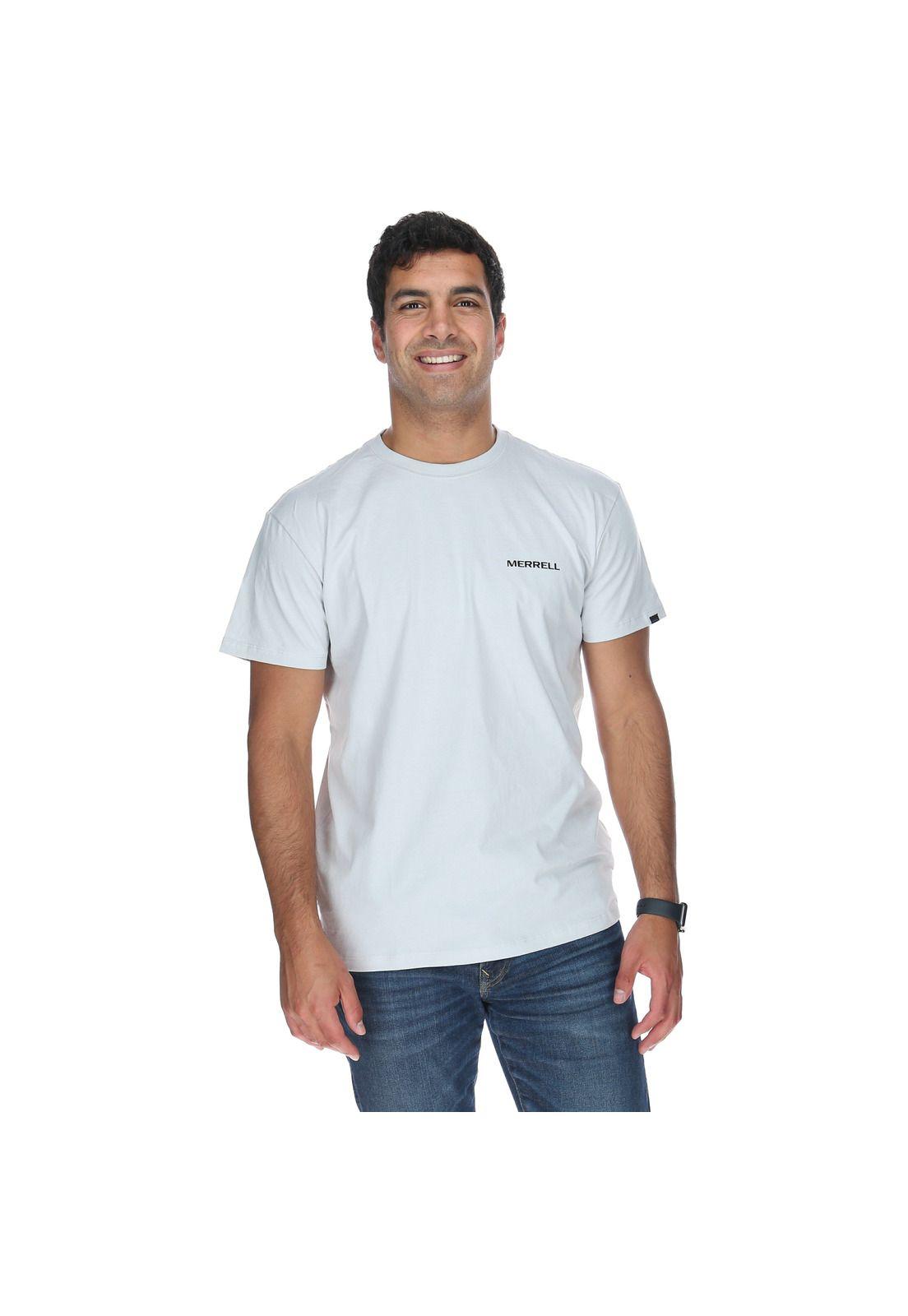 Polera M/C Hombre Jeep Tee Gris Claro-0