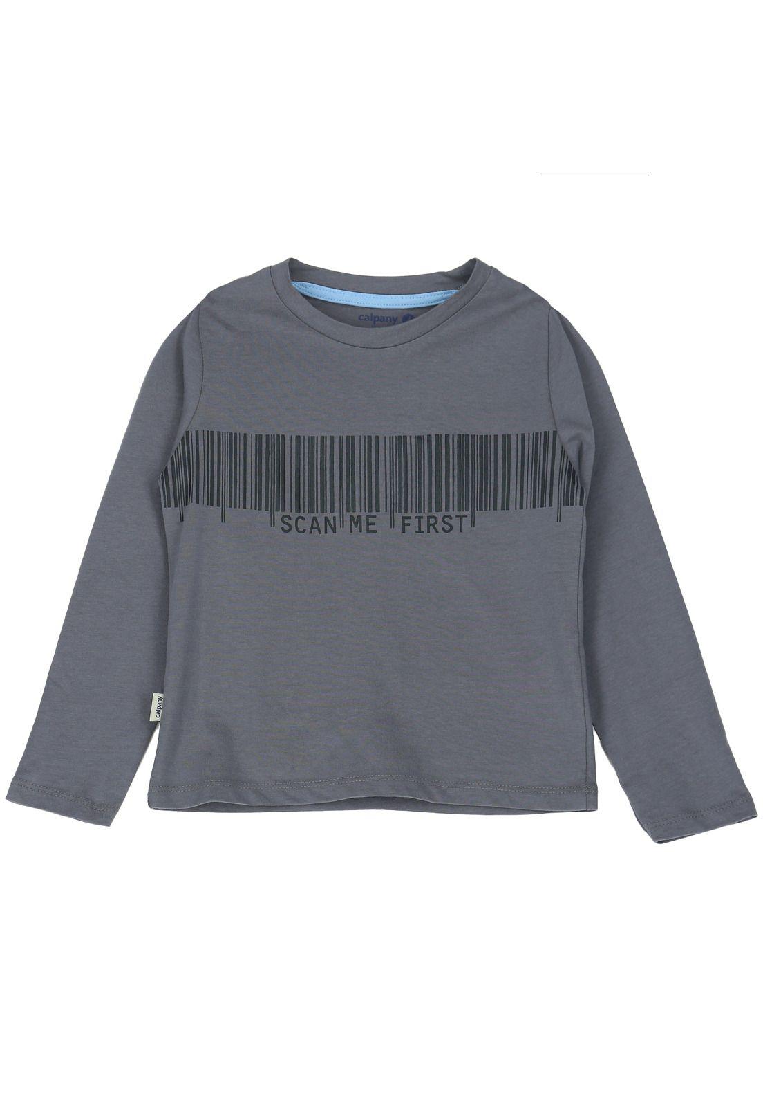 Polera Niño Scan Gris-0