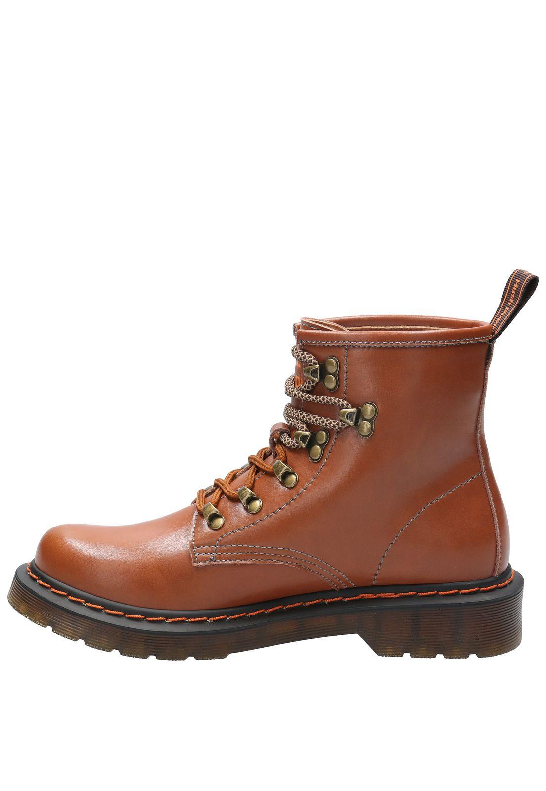 Botin Cuero Mujer Nydia Café-5