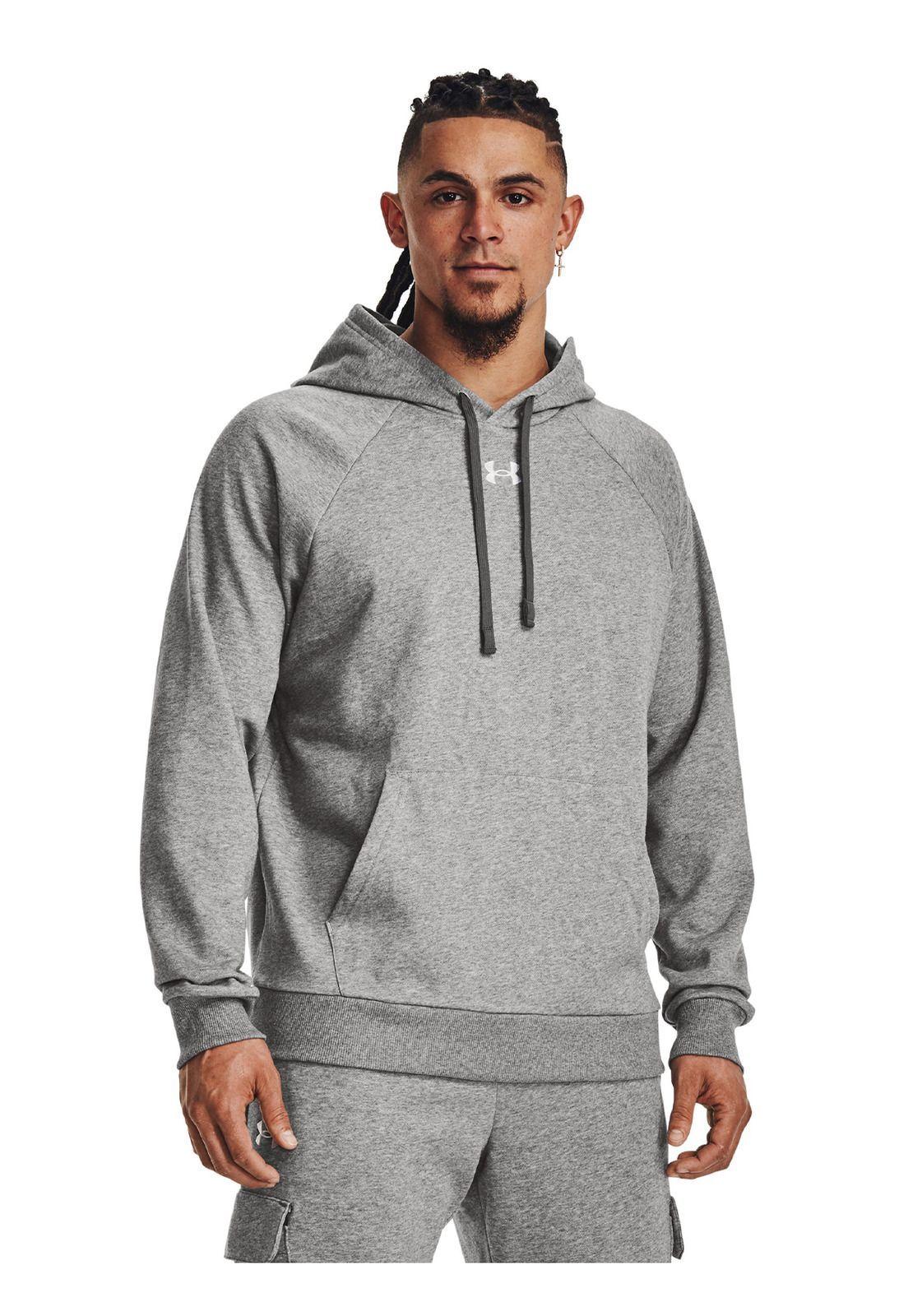 Polerón UA Rival Gris para hombre-3