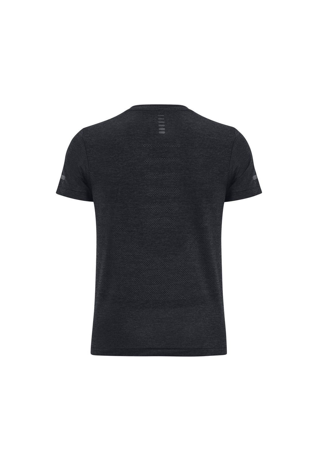 Polera M/C Running Seamless Stride Negro Mujer-1
