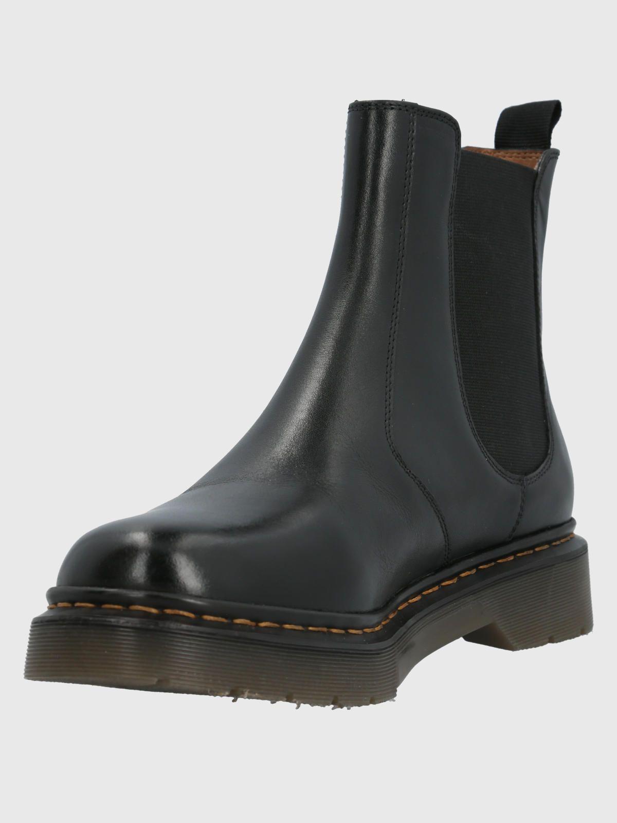 Botín Cuero Mujer Mart Negro-4