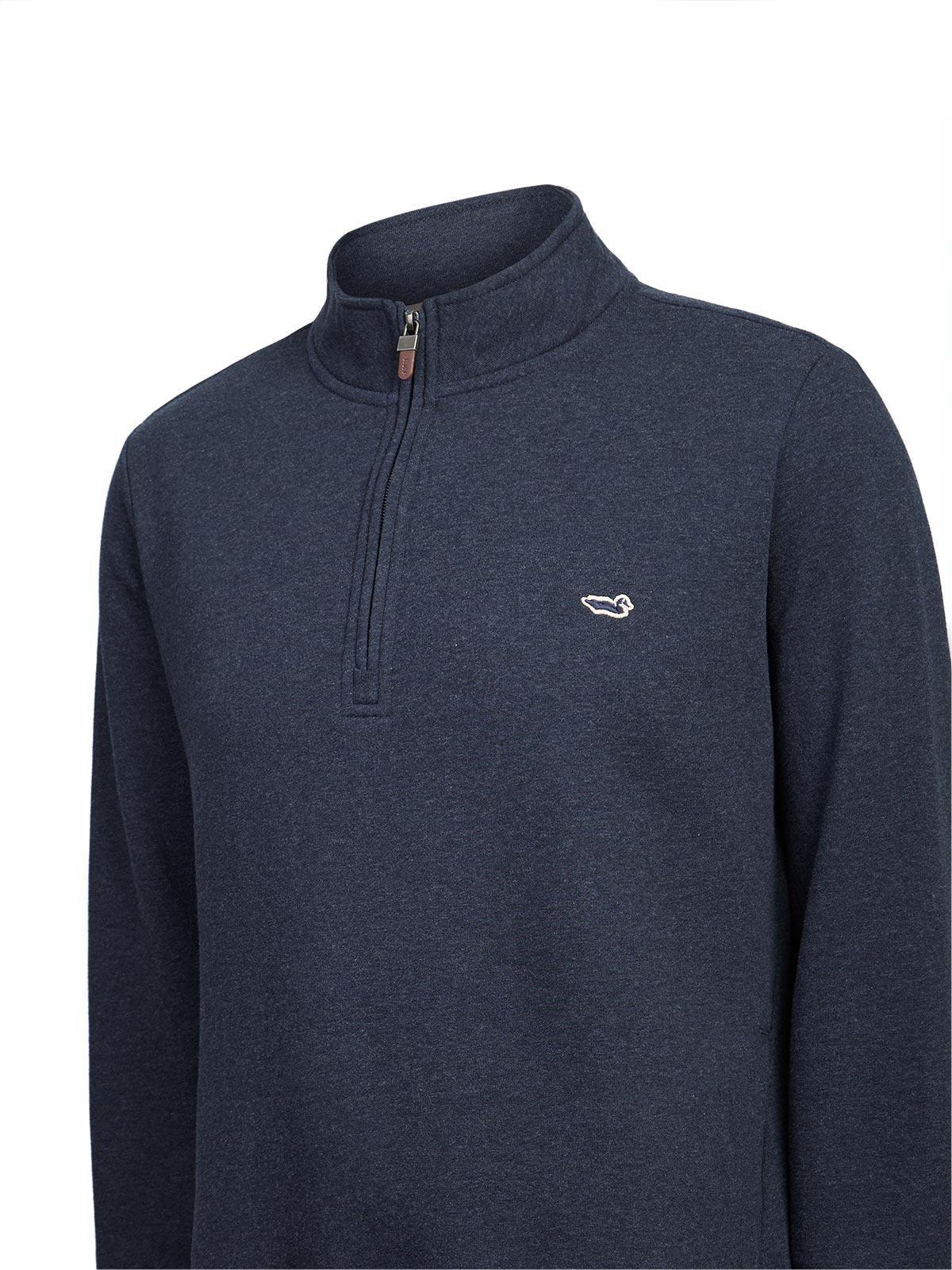 Polerón Algodón Orgánico Hombre Trenzo Azul-3