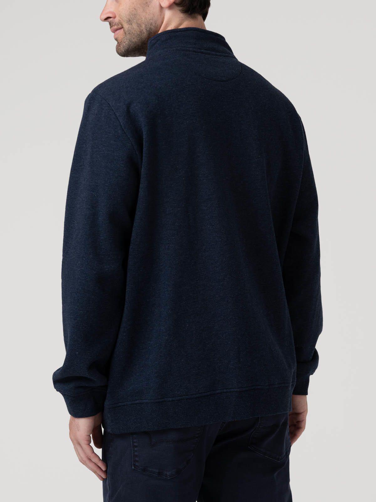 Polerón Algodón Orgánico Hombre Trenzo Azul-5