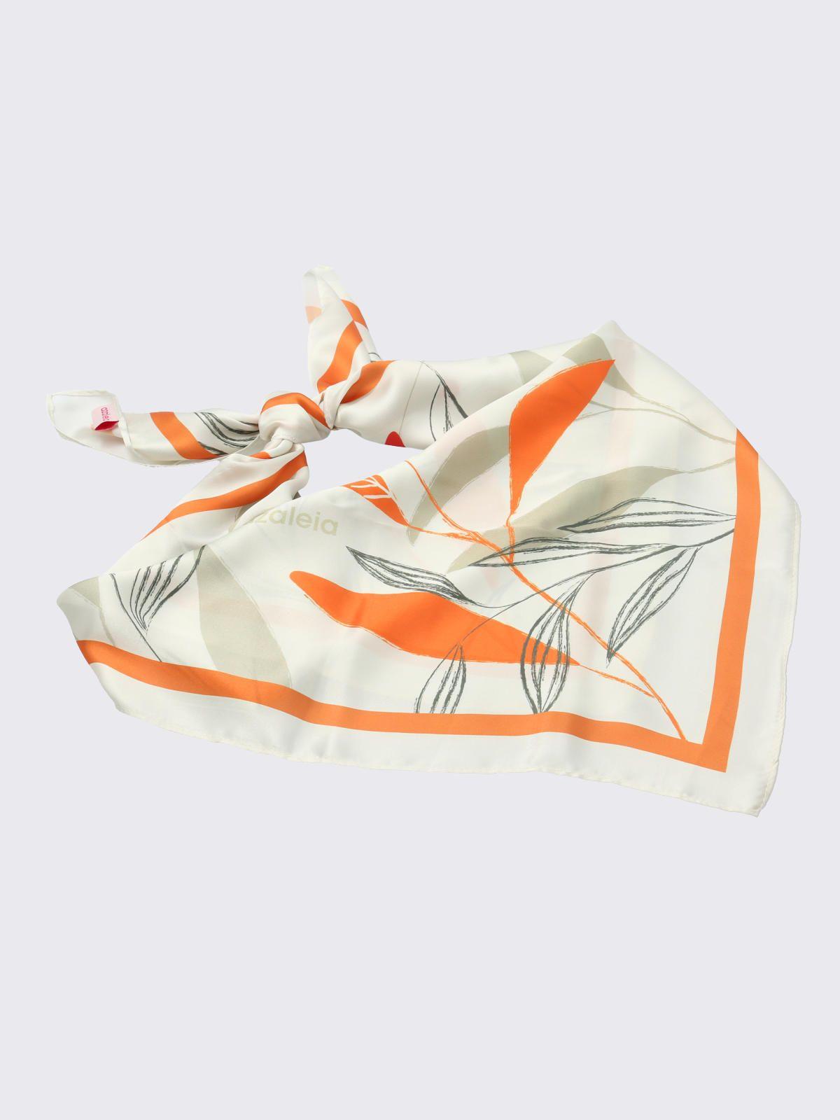 Pañuelo Beige Leaves Mujer-0