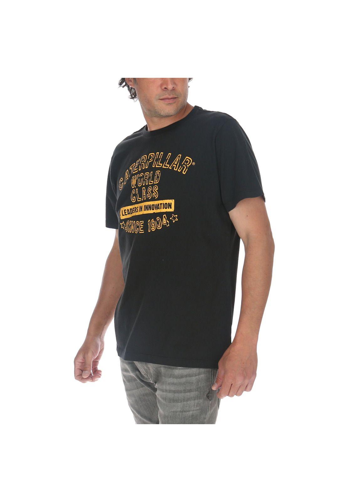 Polera M/C Hombre No Time Tee Negro-1