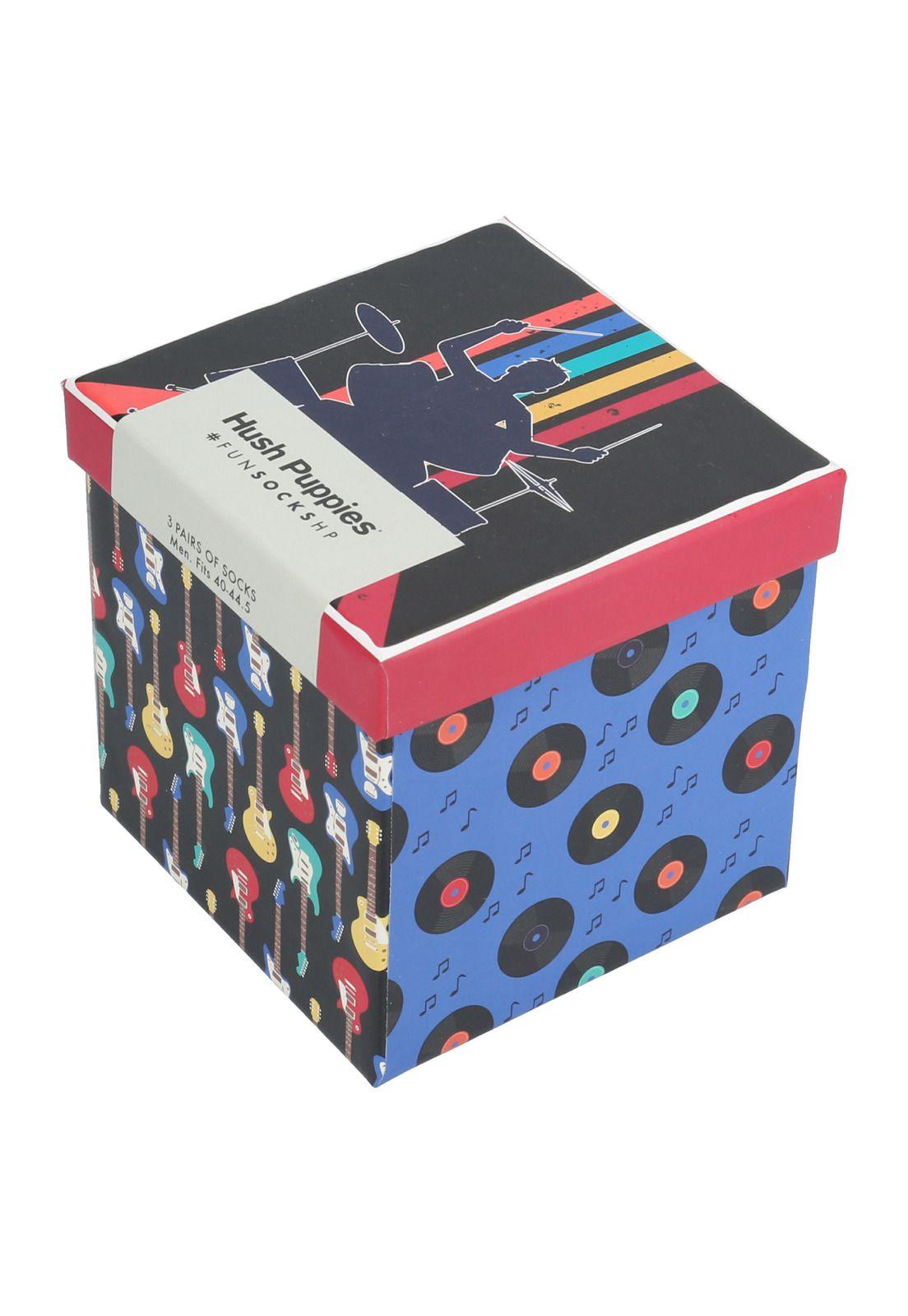 Calcetín Hombre V22H Pack Music Multi-0