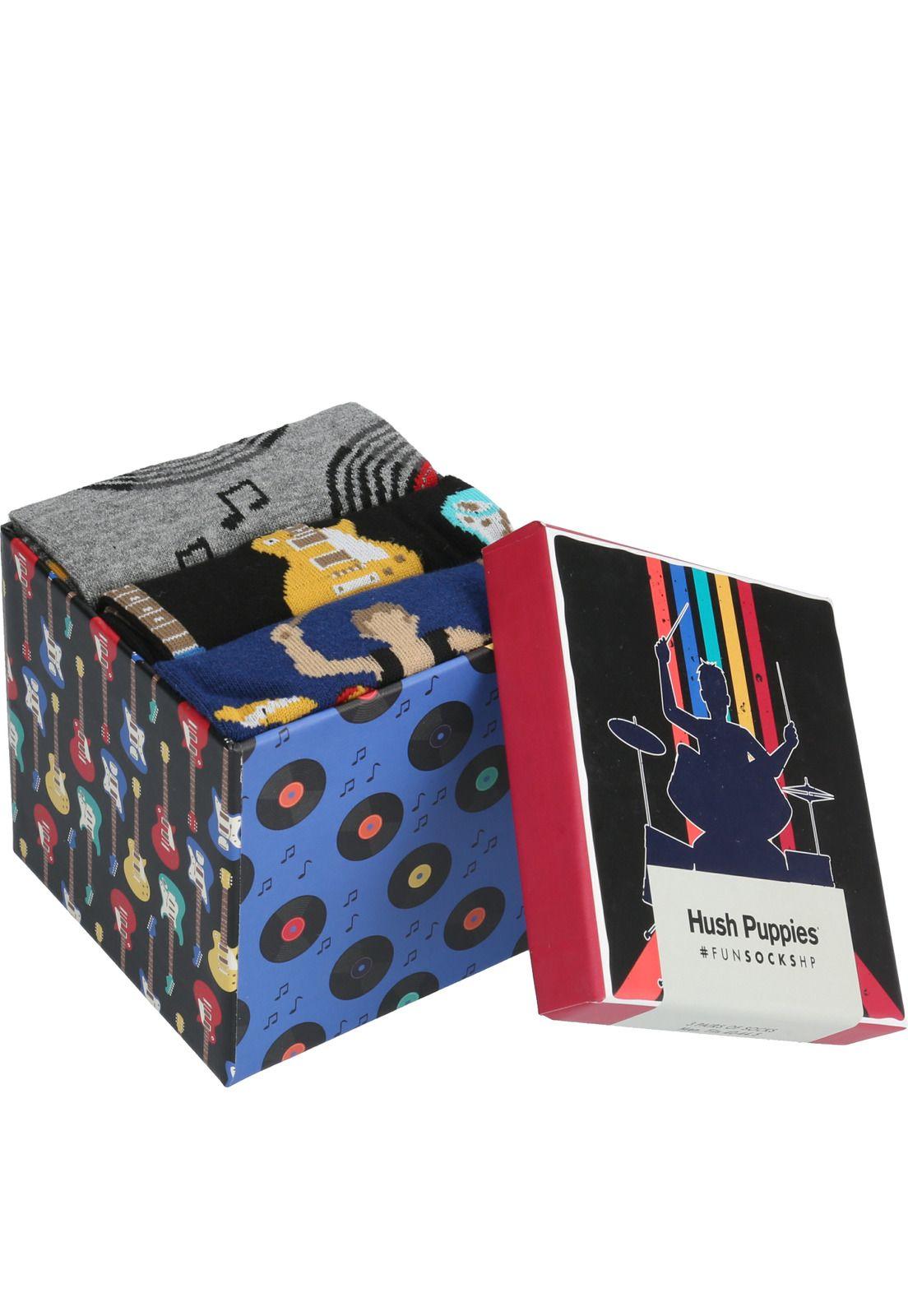 Calcetín Hombre V22H Pack Music Multi-2