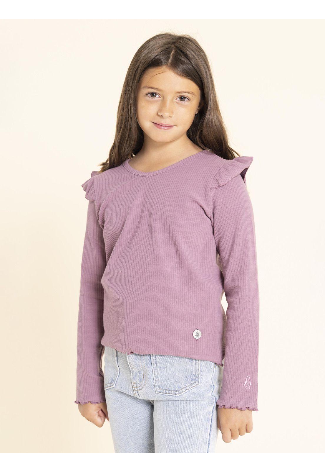 Polera Manga Larga Lupe Niña Morado-1