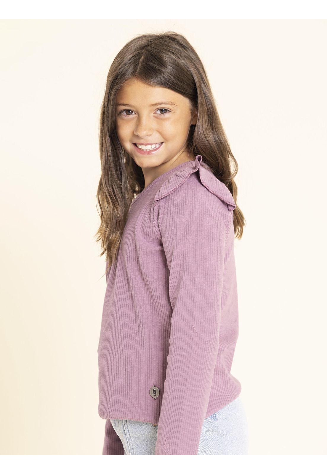 Polera Manga Larga Lupe Niña Morado-3